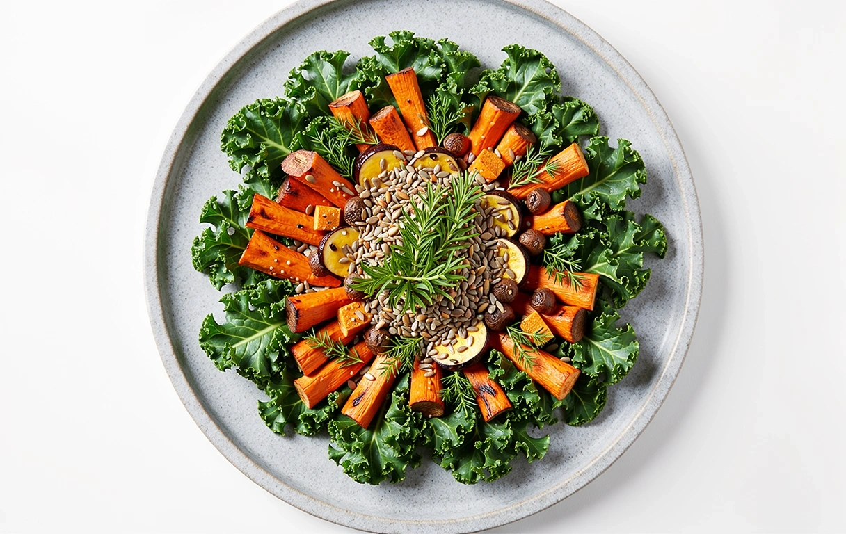 Terveellinen ja värikäs salaatti